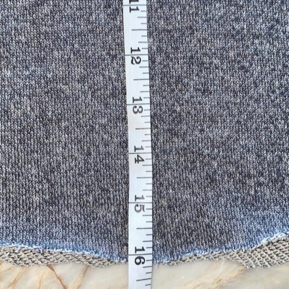 Victoria’s Secret Gray/Faux Leather Sweatshirt Short Medium - Picture 3 of 10